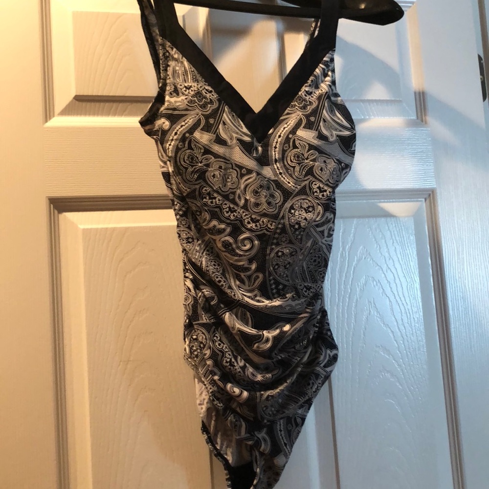 One piece bathing suit